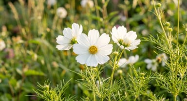 Cosmos ‘Afternoon White’