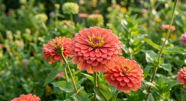 Zinnia ‘Benary's Giant Coral’